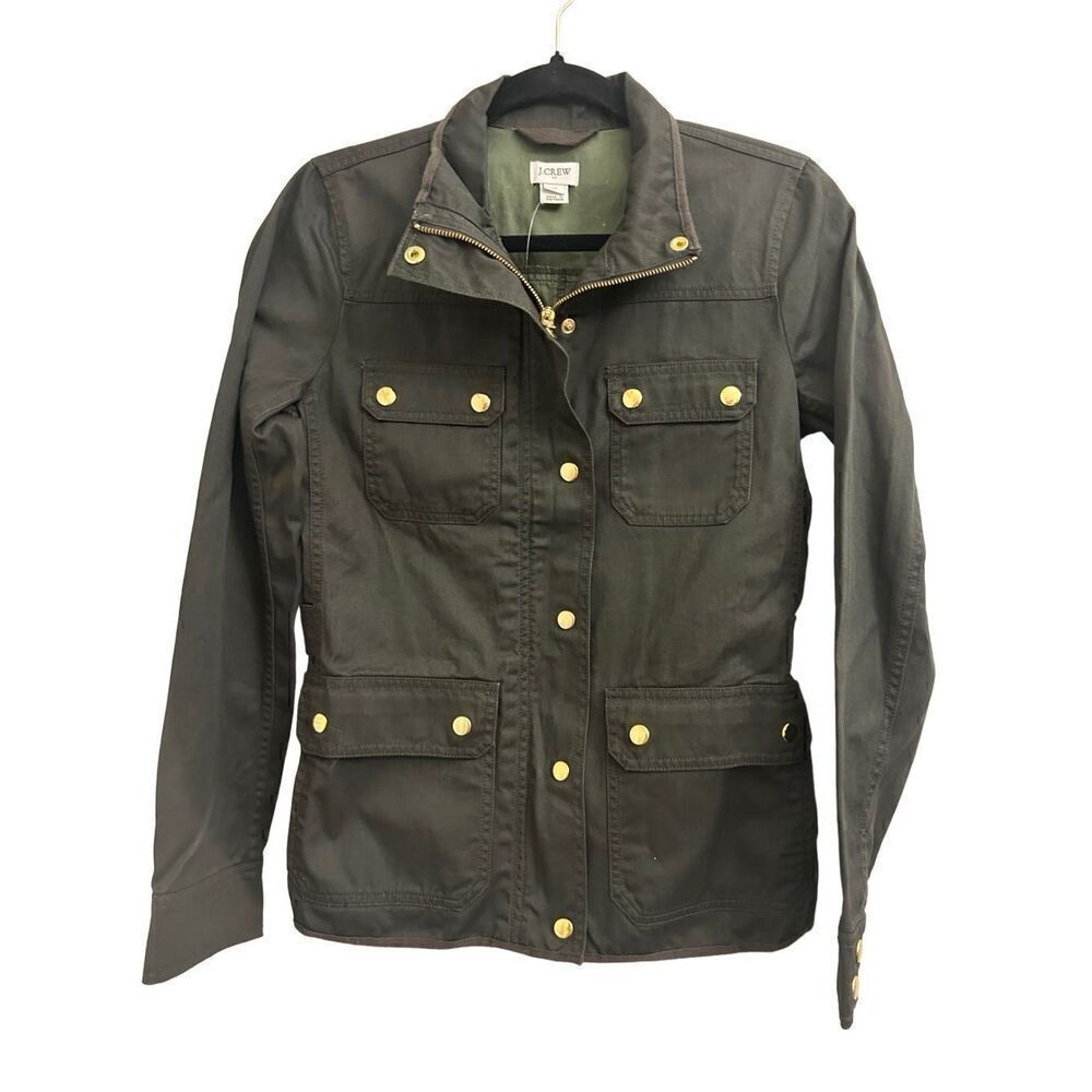 NWT J. Crew military inspired jacket XS